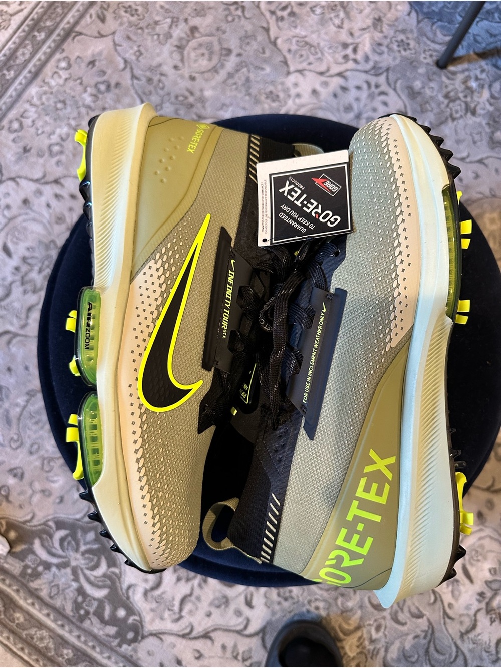 Nike Olive & Volt GORE-TEX Infinity Tour GTX